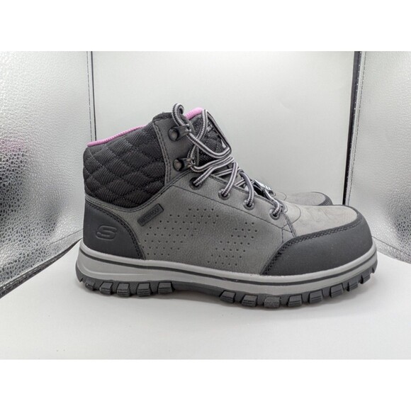 Skechers Women's McColl Black Composite Toe Work Boots 108004.BLK Size  9 - Picture 1 of 10